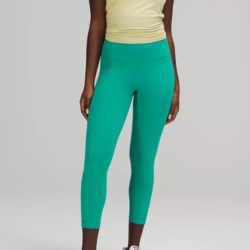 lululemon athletica Wondertrain high rise size 4- Green Leggings